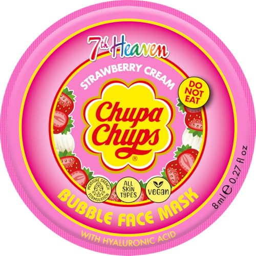 MONTAGNE JEUNESSE 7TH HEAVEN CHUPA CHUPS MASCARILLA BUBBLE FACE FRESA & NATA 8 ML