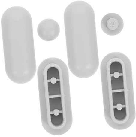 TOBBOMEY 1set Cuscinetti Per Coprisedile Wc Adesivi Antiscivolo Per Sedile Water Con Cuscinetti Per Bidet Soluzione Elegante e Pratica Per Tuo Bagno
