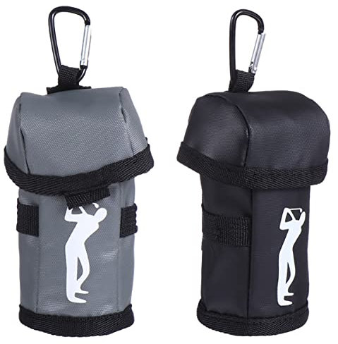 BESPORTBLE 1 Satz Golf-gürteltasche Golf-Werkzeuge Golfballreiniger Balltasche Golfreinigerbürste Tragbar Zubehör Für Golftaschen Lagerung Von Golfschlägern Golftaschenbürste Polyester 2st