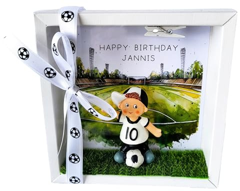 Geldgeschenk Verpackung Fußball Geburtstagsgeschenk Sport Geschenk Mann personalisiert Wunschtext