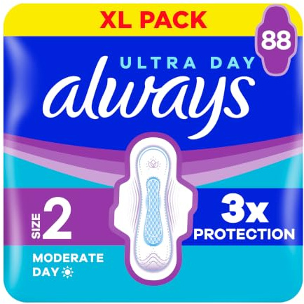 Always Ultra Pads Long Size 2 XL Pack 88CT