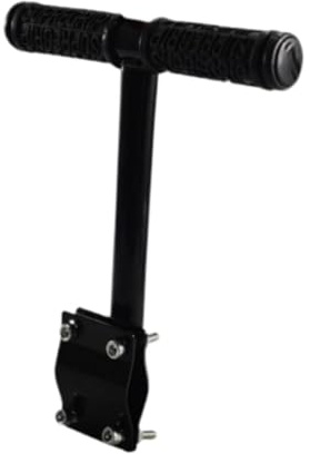 Baoblaze Accoudoir Arrière de Vélo pour Enfants, Poignée Ergonomique Antidérapante Structure en Acier Léger, Compatible avec Tubes de 15-26mm, Adapté aux Balades, Compatible VTT, Vélo, Forme T