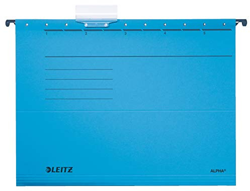 Leitz Hängemappe ALPHA®, Colorspankarton, blau