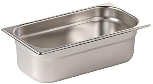 Vogue S727 Gastronorm Kit für Modell gd876 Polar Kühl-servery Topper, Edelstahl, inkl. 5 x 1/3 und 1 x 1/2 Behälter