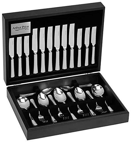 Arthur Price Classic Harley 124 Piece Canteen Set Free Extra 12 Tea Spoons