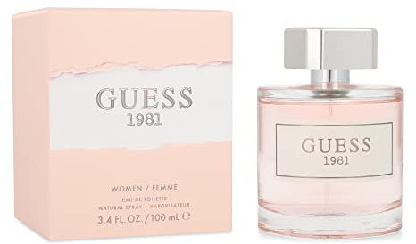 Guess 1981 Eau De Toilette Perfume Spray for Women, 3.4 Fl. Oz.