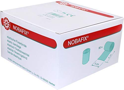 Nobamed Nobafix-Bandagen, 50 Stück, Anpassungsbinden von Nobamed – 4 cm x 4 m