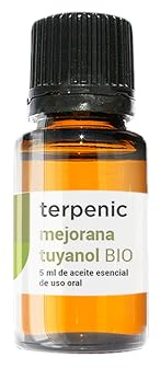 TERPENIC – Aceite Esencial de Mejorana Tuyanol (Origanum majorana) – BIO - 5 ml – Uso Oral – Equilibrio, suavidad y bienestar diario