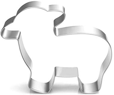 WJSYSHOP Sheep Goat Shape Cookie Cutter - B