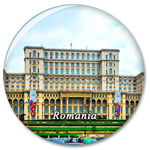 Rumänien Volkspalast Bukarest Kühlschrank Magnete Dekorative Magnet Flaschenöffner Tourist City Travel Souvenir Collection Geschenk Starker Kühlschrank Aufkleber