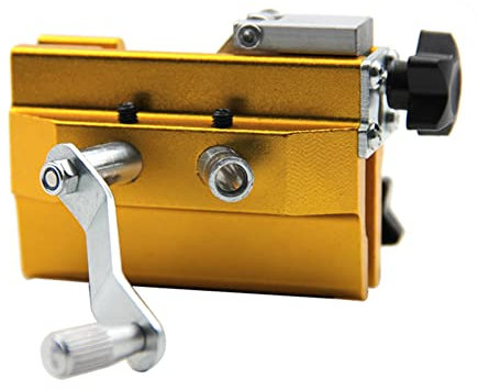 KKnoon Portable Aluminum Alloy Chainsaw Chains Grinding Tool Chains Sharpening Jig Home Hand Operated Chains Sharpener