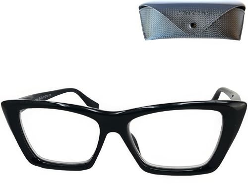Blaulichtfilter Brille Damen mit Dioptrien, UV-Schutz und Etui | Blaulichtfilter-Brille mit +1,0 bis +2,5 Dioptrien für PC, Laptop, Tablet und Smartphone; zwei schwarze Fassungen