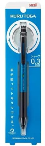 Uni Kuru Toga KS Mechanical Pencil | 0.3mm | Blue [M3-KS]