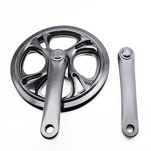 ETomey Kurbelgarnitur 48T 152 Mm Aluminum Alloy Electric Bicycle Crankset for Folding Bike Crankset with Chainring Crankset Road Bike Parts Fahrrad Kurbelgarnitur