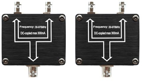 PALPEAL 2 Way Passive Antenna Splitter,Antenna Combiner,Antenna Allocation Divide RF Signal for UHF Wireless Microphone Antenna Distribution System,BNC Port