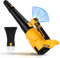 Soffiatori per foglie senza fili per batterie Dewalt 20V, 3 velocità soffiatore elettrico aspirafoglie da giardino a batteria, Soffiatore elettrico per la manutenzione del prato e scarico della neve