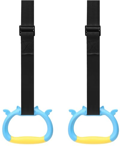 Gymnastikringe Set Kinder Home, Kinder-Ring-Trainingsset, Turnringe Gym Ringe, Gym Rings, rutschfeste Gymnastikringe, Trainingsringe verstellbaren Riemen Klimmzug Trainingsringe für Gym Home Fitness