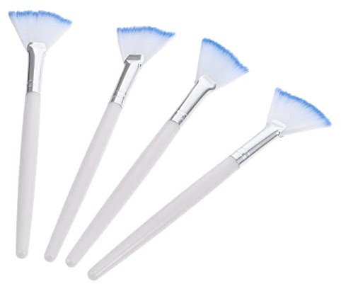 TOVINANNA 4stücke Gesichtsmaske Pinsel Kosmetik Werkzeuge Für Maskenanwendung Hautpflegepinsel Mit Fan Applikatorpinsel Für Make-up Schönheitspflege