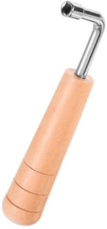 Supvox Stimmschlüssel für Leier Harfenstimmschlüssel mit Holzgriff Stimmschlüssel für Harfen und Kleine Saiteninstrumente Integrierter Mechanismus für Präzise Stimmung