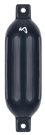 Mesle Fender Boot Dura, ø 11 cm | 40 cm lang, Langfender aufblasbar, Bootsfender, Fender Schiff Yacht Schlauchboot