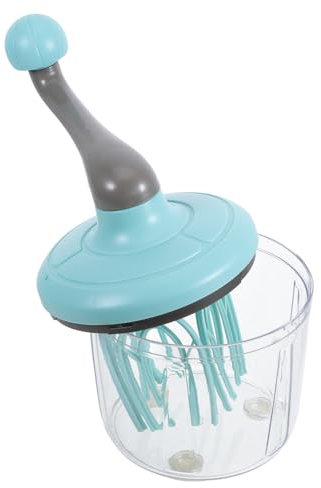 DINHEAROM Batteur à Œufs Manuel Avec Fonction De Vitesse Ajustable Fouet à Crème Et Outils De Cuisine Pratiques Pour Mélanger Et Battre Les Ingrédients Toute Simplicité