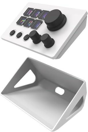 ZEPFJHE LED Backlit Keyboard With 12 Programmable And 3Knobs For Stream Control Deck Keypad Enhances Creative Control Mechanical Switches