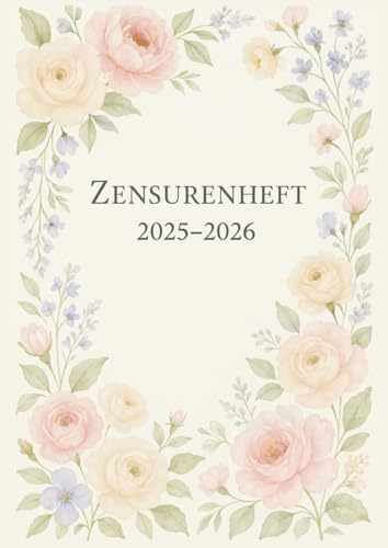Zensurenheft Lehrer 2025 2026: Zensurenbuch für Lehrer bis zu 25 Klassen – Grundschule – Schulnotenheft mit Schülerlisten & Notizen