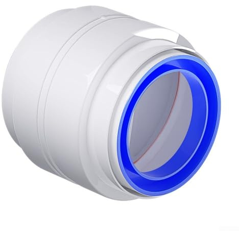 KHIronHive Valvola di ritegno per il bagno per tubi in PVC da 75 mm-110 mm con struttura ABS a doppia chiusura automatica, efficace prevenzione del riflusso e controllo della ventilazione per progetti