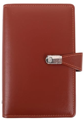 FONDOTIN Visitenkartenbuch aus PU Leder für 150 Karten Transparenter Organizer mit Ablagefach Kompakter Kartenhalter für Herren und Damen Tragbar für Büro und Reisen