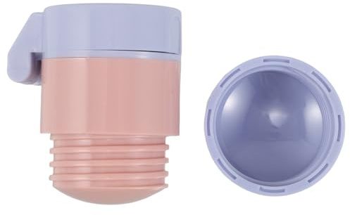 WEKADRIN Triturador y Divisor de Tabletas Multifuncional de Plástico PP, Compacto y Portátil, Color Morado, para Uso Doméstico y Personas Mayores, Herramienta Segura para Moler y Cortar