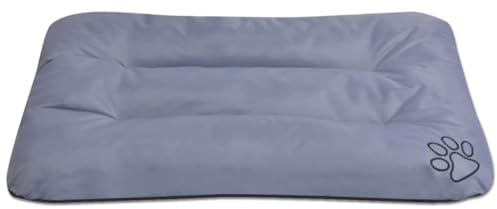 Tomostar Hundematratze, Kissen, Hundebett, Größe XL, grau, 100 x 70 x 8 cm