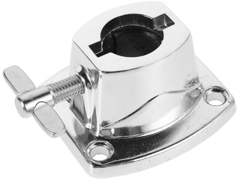 Hoement Soporte de Platillo de Batería Metálico Estable y Ligero Abrazadera Compacta para Montaje en Rack, Adecuado para Caja y Bombo en Diversos Escenarios