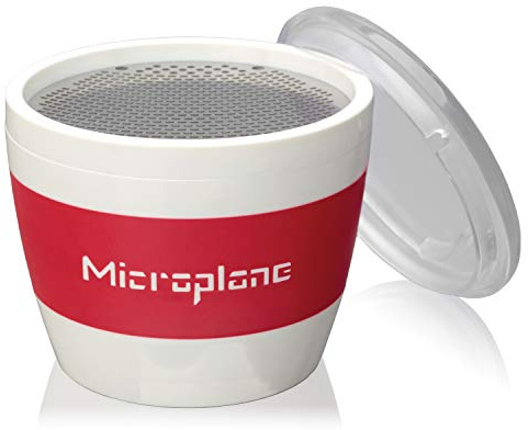 Microplane Taza Ralladora Especies Rojo