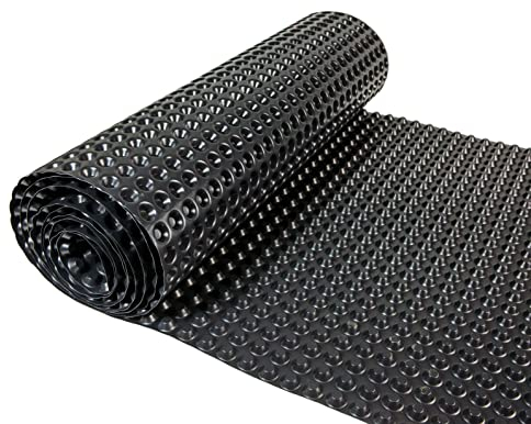Windhager Nappe de Protection pour Potager Sur-Élevé, Feuille de Protection pour Parois enterrées, certifié Tüv, 0, 9 x 6, 5 m, 500G/m², Hdpe, noir, 06809