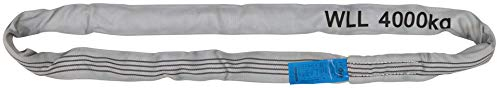 PETEX Rundschlinge, WLL Tragkraft: 4000 kg, Länge 4 m, Umfang 8 m, nach DIN EN 1492-2, Grau