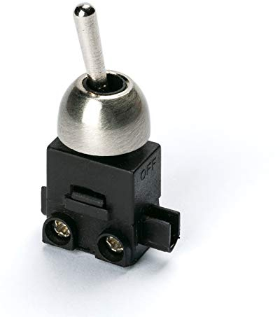 Incasso Interruttore a Levetta On/Off 250V 2A - Oro Argento Antico per Luci, Lampade da Tavolo e Parete