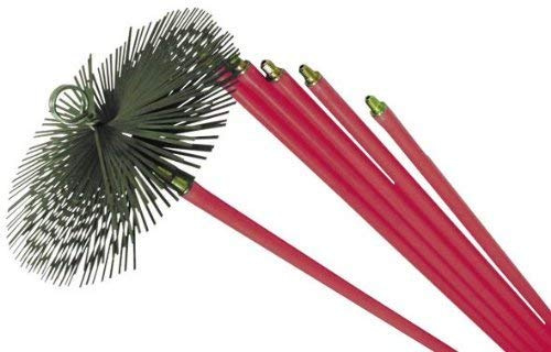 Pinsel Stahl Kamin Kit Teleskop Ø 30 cm Gesamtlänge 8,4 m