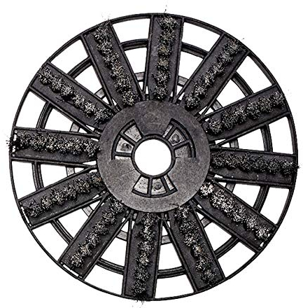 kwb by Einhell Spazzola abrasiva in acciaio (Ø 180 mm per metallo, legno, cemento, mattoni - adatta per smerigliatrice per pareti e cemento TE-DW 180)