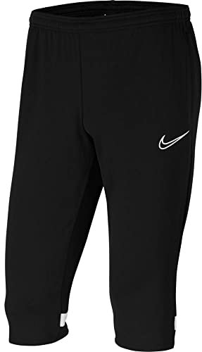 Nike Herren Dri-FIT Academy 3/4 Hose, Schwarz/Weiss/Weiss/Weiss, XL