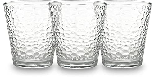 ARCA 12 Bicchieri in Vetro Sidney| Set 12 Bicchieri da Tavola |Bicchieri per Acqua e Bevande varie, Bicchieri Acqua Vetro Moderni, Set di Bicchieri da 12 pezzi in vetro, 25 cl