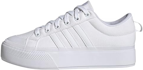 adidas Bravada 2.0 Platform Shoes, Zapatos Mujer, Cloud White/Cloud White/Chalk White, 40 2/3 EU