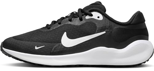 NIKE Revolution 7, Zapatillas para Correr Unisex niños, Negro Blanco Blanco, 37.5 EU
