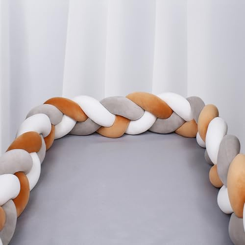 IIQI® Letto a ​Treccia Cuscino, Cuscino decorativo, cuscino coccoloso soffice intrecciato (A18,150cm)