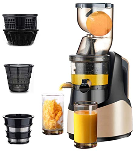 BAHOJAS Automatic Whole Fruit & Vegetable Juicer - Gold Home & Party Juicer - Juice Extractor