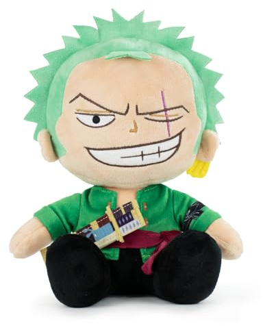 BARRADO - Plüschtier One Piece Impulse - Ruffy, Sanji, Zorro, Chopper - 22cm - 16002551 (Zorro)