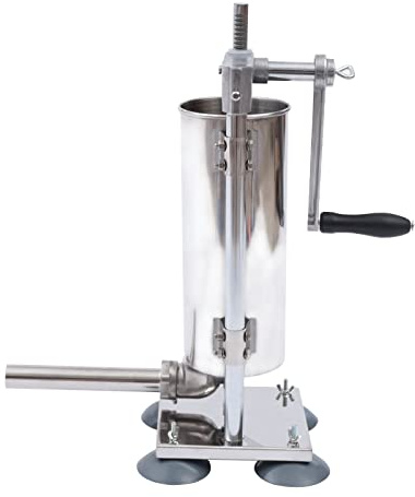 LANNADD Macchina di riempimento manuale per salsicce, 3 l, macchina per salsicce, in acciaio inox, verticale
