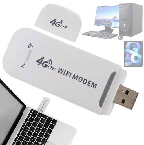 Módem USB 4G, dongle USB 4G - Módem WiFi USB para dispositivo de punto de acceso personal multiusos - Pequeños dispositivos móviles de Internet Dongle WiFi para teléfonos inteligentes, tabletas y