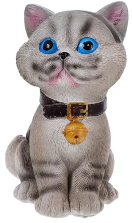 Amosfun Stilvoller Grauer Katzen-brillenhalter Brillenaufbewahrung Sonnenbrillenständer Dekorativer Brillen-organizer Katzen-brillenregal