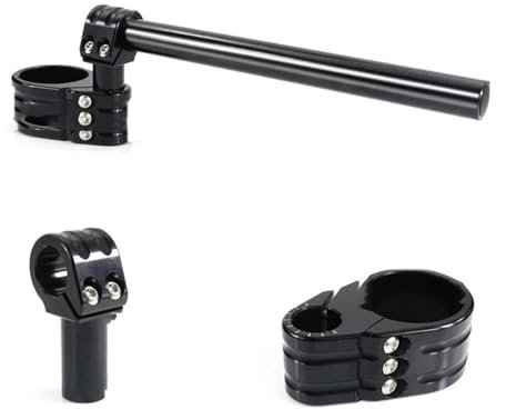 VFEBTSD Kompatibel mit Yamaha FZ8 FZ1 FZR 1000 MT-01 MT09 MT-10 XSR 900 R6 R1 Clip-On-Lenkererhöhung, 50 mm, Verstellbarer Clip-ons-Lenker(Normal)