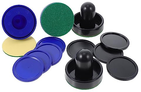DECOMELODY 2sätze Airhockey-Schieber Und Pucks Ersatz Für Spiel Tische Hockey-Teile Zubehör Für Mini-airhockey-tische